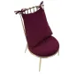 Fotel GLAM BACKY 55 60 83 cm (wysokość siedziska 35 cm)